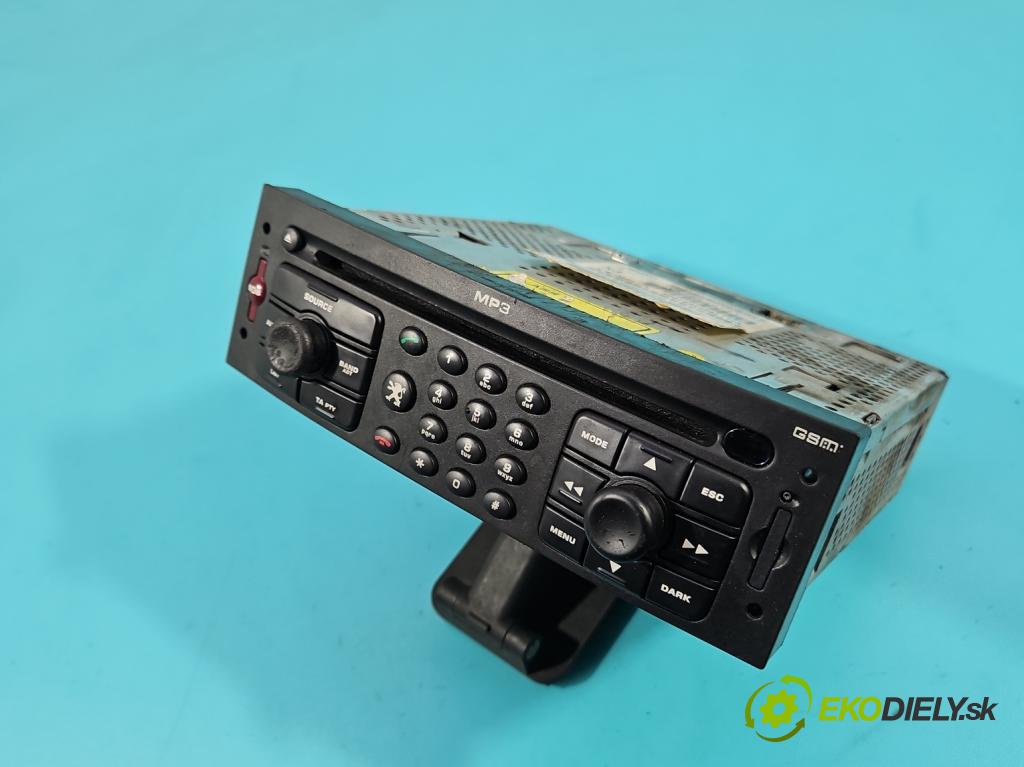 Peugeot 807 2002-2014 2.0 hdi 136 HP manual 100 kW 1997 cm3 5- Radio originál 14009787XT
