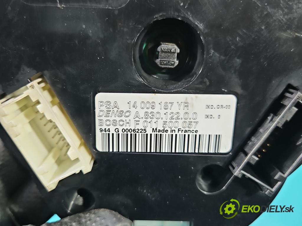 Peugeot 807 2002-2014 2.0 hdi 136 HP manual 100 kW 1997 cm3 5- panel kúrenia A83012200