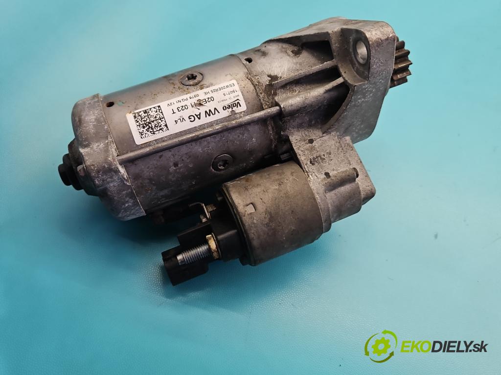 Vw Passat B8 2014 - 2.0 TDI 150 HP automatic 110 kW 1968 cm3 5- štartér 02E911023T (Štartér)