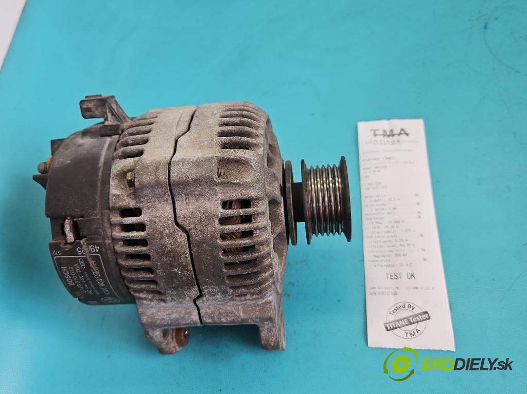 Vw Golf III 1991-1998 1.9 tdi 90 HP manual 66 kW 1896 cm3 5- Alternator 0123310019 (Alternátor)