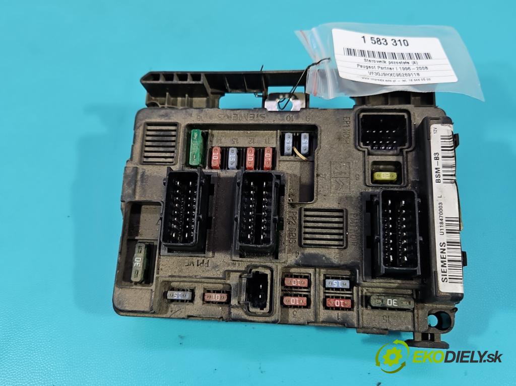 Peugeot Partner I 1996-2008 1.6 hdi 90 HP manual 66.2 kW 1560 cm3 5- riadiaca jednotka ostatné 9650618480