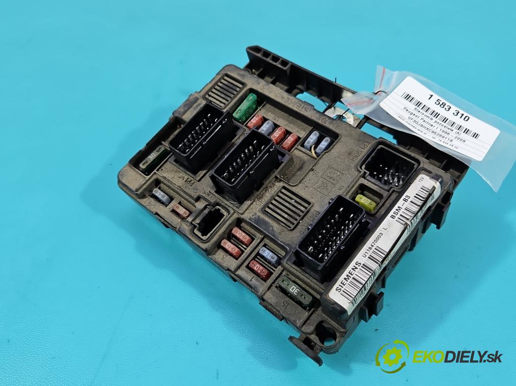 Peugeot Partner I 1996-2008 1.6 hdi 90 hp manual 66.2 kW 1560 cm3 5- řídící jednotka 9650618480