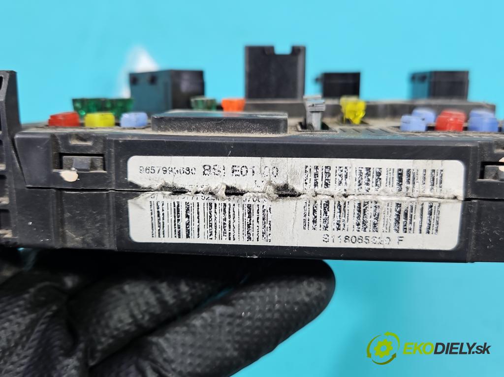 Peugeot Partner I 1996-2008 1.6 hdi 90 HP manual 66.2 kW 1560 cm3 5- riadiaca jednotka ostatné 9657999680