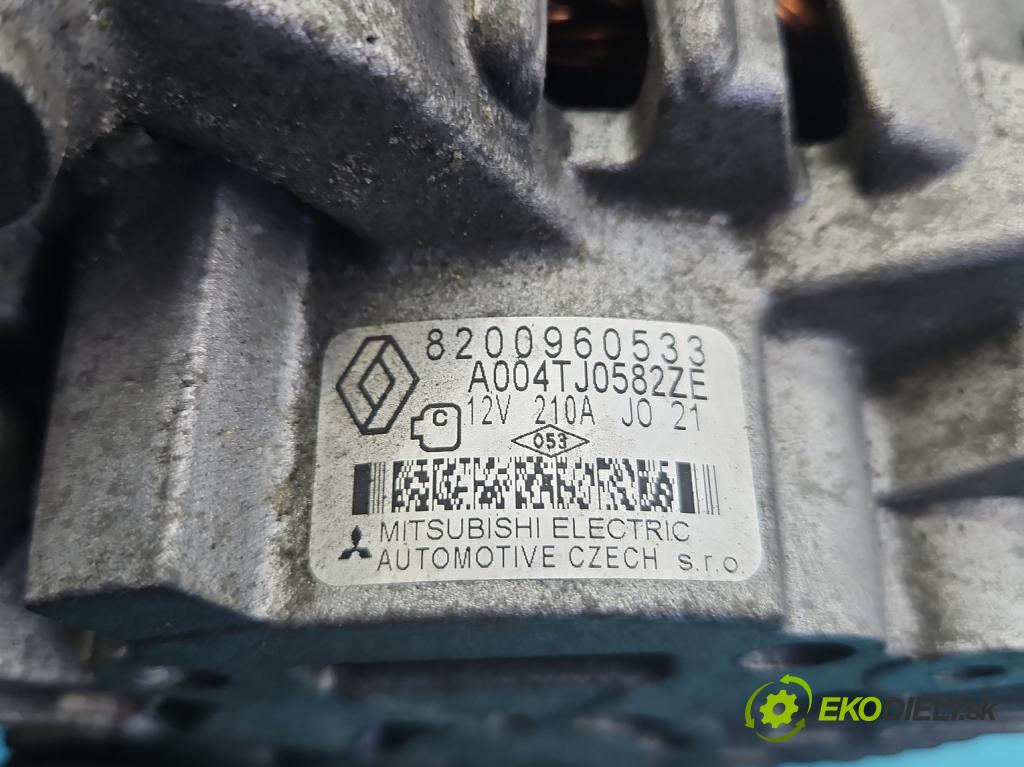 Renault Scenic III 2009-2016 1.5 dci 106 HP manual 78 kW 1461 cm3 5- Alternator 8200960533 (Alternátor)
