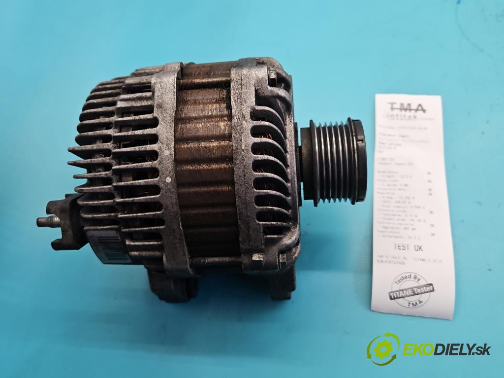 Renault Scenic III 2009-2016 1.5 dci 106 HP manual 78 kW 1461 cm3 5- Alternator 8200960533 (Alternátor)