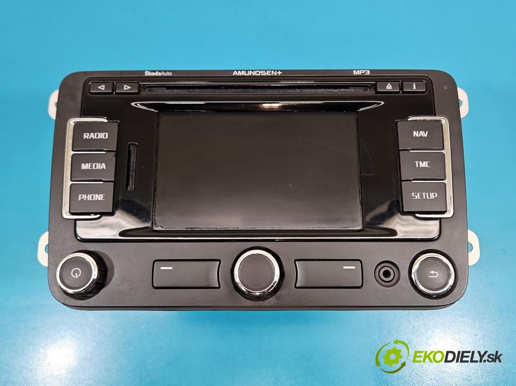 Skoda Yeti 2009-2017 2.0d 170 HP manual 125 kW 1968 cm3 5- Radio originál 3T0035192J