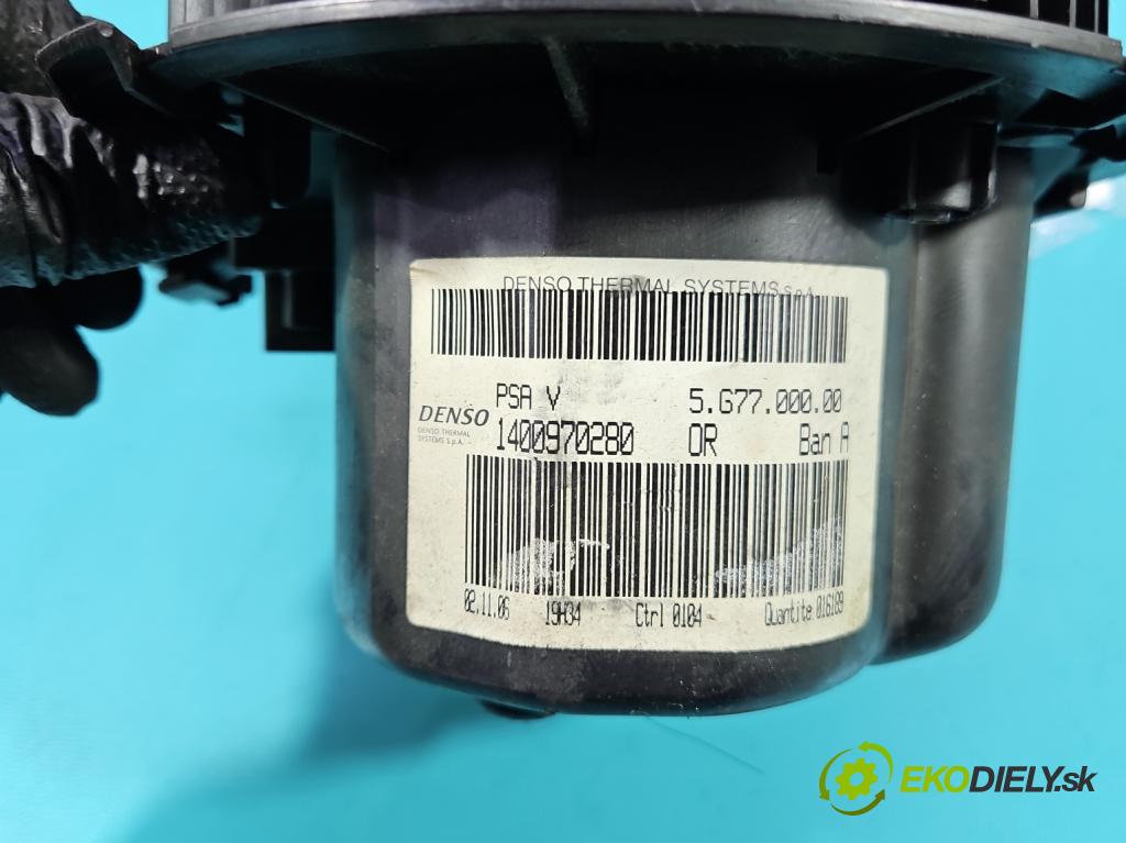 Peugeot 807 2002-2014 2.0 hdi 136 HP manual 100 kW 1997 cm3 5- ventilátor vzduchu 1400970280