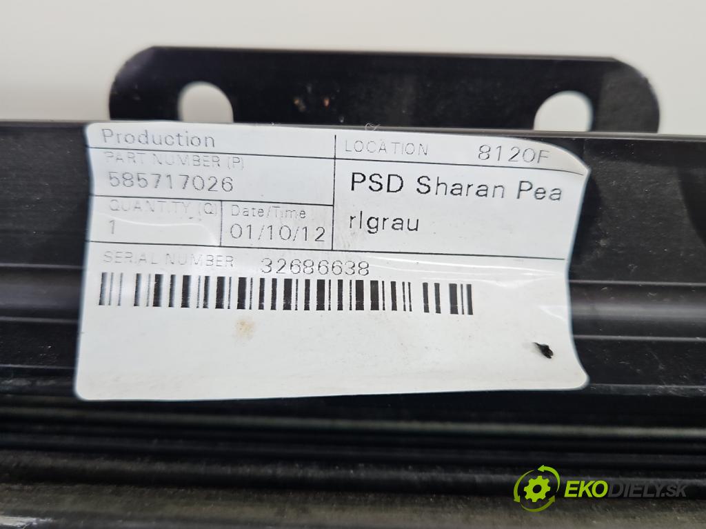 Skoda Yeti 2009-2017 2.0d 170 HP manual 125 kW 1968 cm3 5- Střešní okno: 7N0877041A (Sklo karosérie)