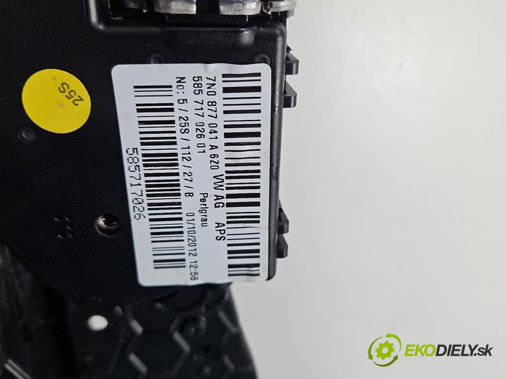 Skoda Yeti 2009-2017 2.0d 170 HP manual 125 kW 1968 cm3 5- Střešní okno: 7N0877041A (Sklo karosérie)