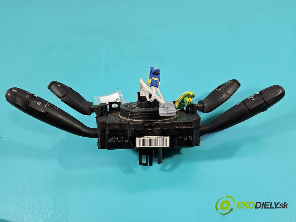 Peugeot 807 2002-2014 2.0 hdi 136hp manual 100 kW 1997 cm3 5- Přepínač sdružený 96605595XT (Páčky pod volantem)