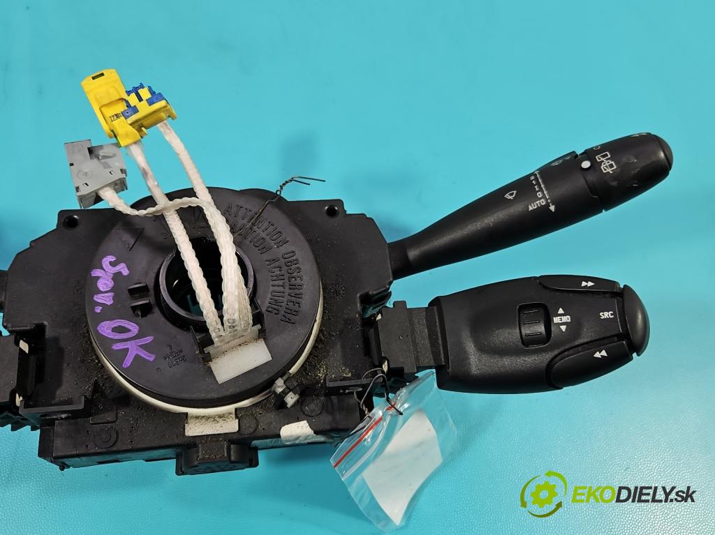 Peugeot 807 2002-2014 2.0 hdi 136hp manual 100 kW 1997 cm3 5- Přepínač sdružený 96605595XT (Páčky pod volantem)