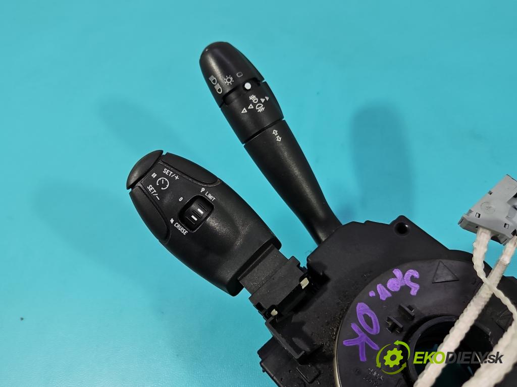 Peugeot 807 2002-2014 2.0 hdi 136hp manual 100 kW 1997 cm3 5- Přepínač sdružený 96605595XT (Páčky pod volantem)