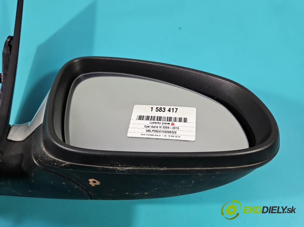 Opel Astra IV 2009-2015 1.4 T 140 HP manual 103 kW 1364 cm3 4- zrkadlo pravé  (Kľučka dverí ostatné)