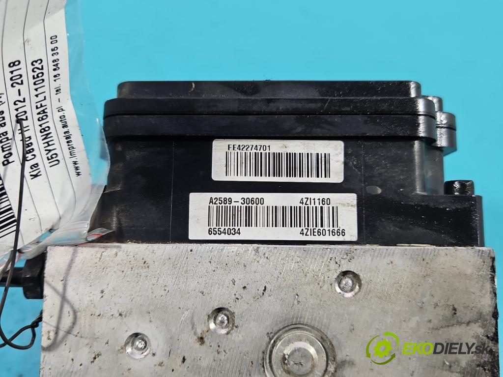 Kia Ceed II 2012-2018 1.6 crdi 128 HP manual 94 kW 1582 cm3 5- čerpadlo abs A2589-30600 (Pumpa ABS)
