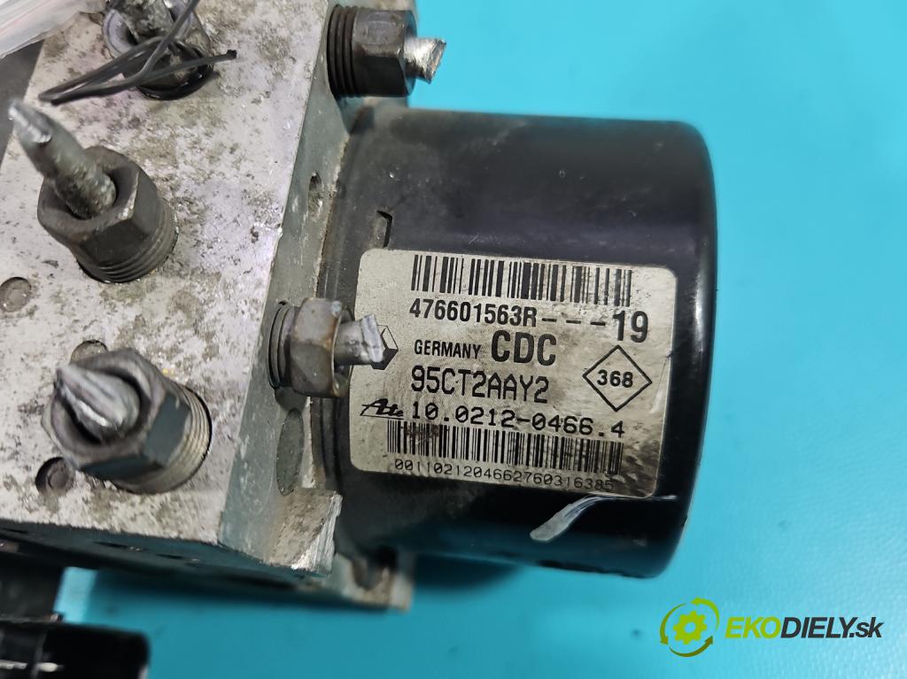 Renault Scenic III 2009-2016 1.5 dci 106 HP manual 78 kW 1461 cm3 5- čerpadlo abs 476601563R (Pumpa ABS)