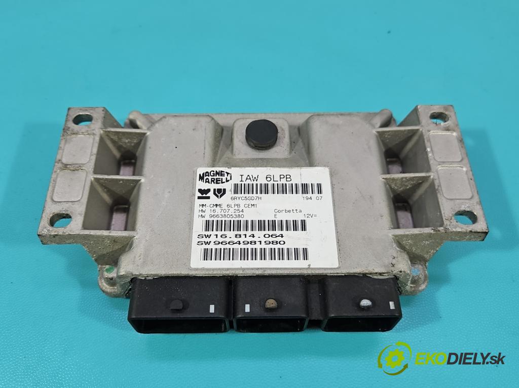 Citroen C4 Grand picasso I 2006-2013 1.8 16V EW7AF 125 HP manual 92 kW 1749 cm3 5- riadiaca jednotka motora IAW 6LPB