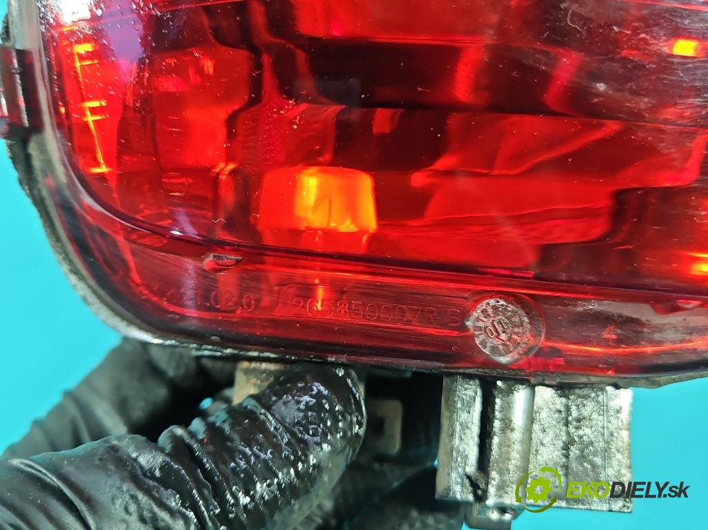 Renault Scenic III 2009-2016 1.5 dci 106 hp manual 78 kW 1461 cm3 5- světlo zadní levé nárazníku 265850007R