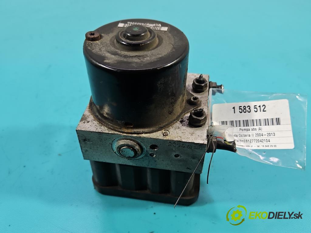 Skoda Octavia II 2004-2013 2.0 tdi 140 HP manual 103 kW 1968 cm3 5- čerpadlo abs 1K0907379AC (Pumpa ABS)