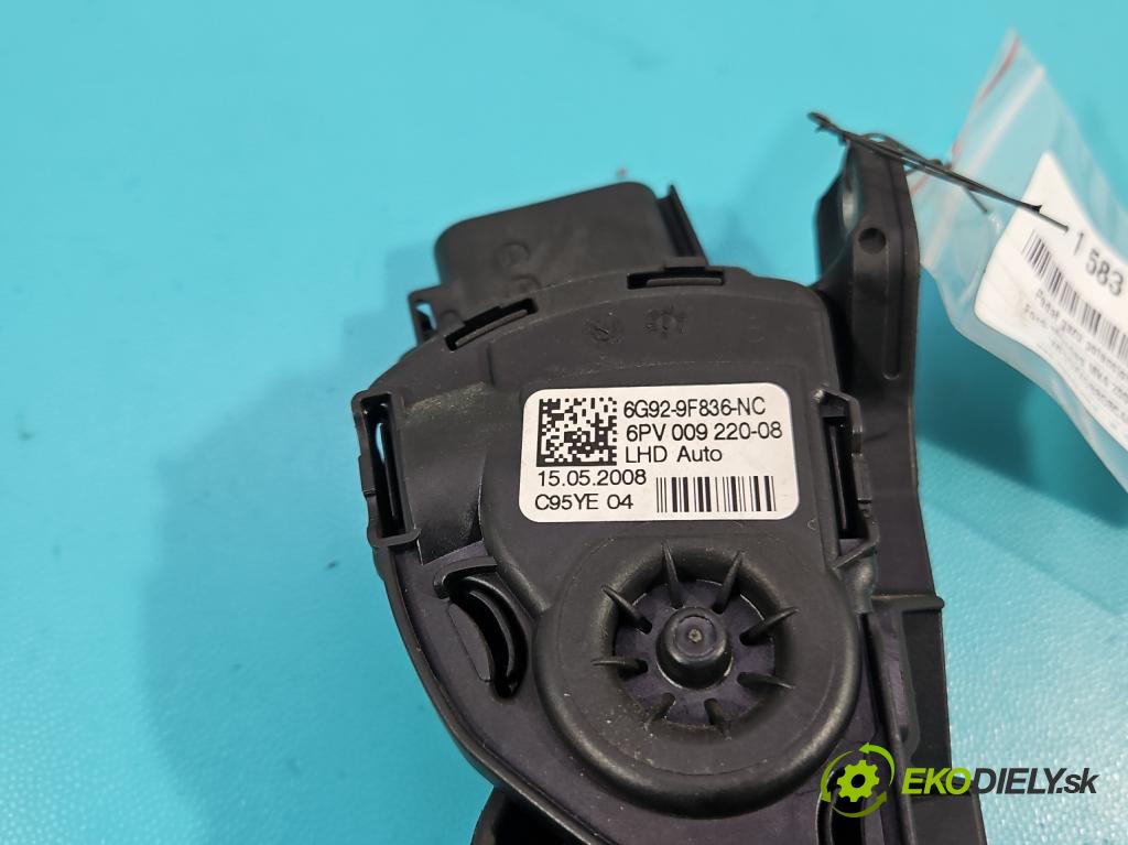 Ford Mondeo Mk4 2007-2014 2.3 16V 160 HP automatic 118 kW 2261 cm3 4- pedal plyn potenciometr: 6G92-9F836-NC