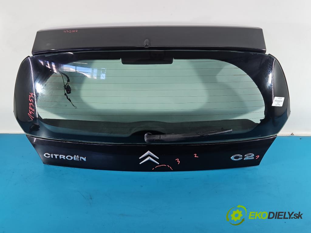 Citroen C2 1.1 8V 60 HP manual 44 kW 1124 cm3 3- zadna kufor  (Kapota zadná (kufor))