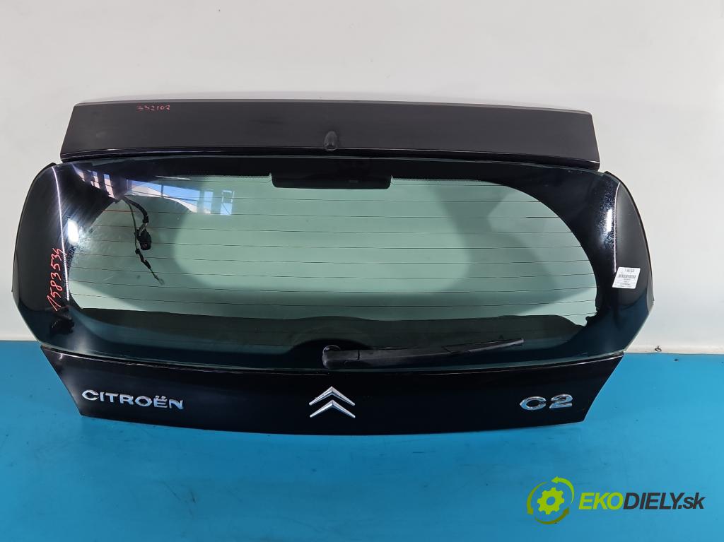 Citroen C2 1.1 8V 60 HP manual 44 kW 1124 cm3 3- zadna kufor  (Kapota zadná (kufor))