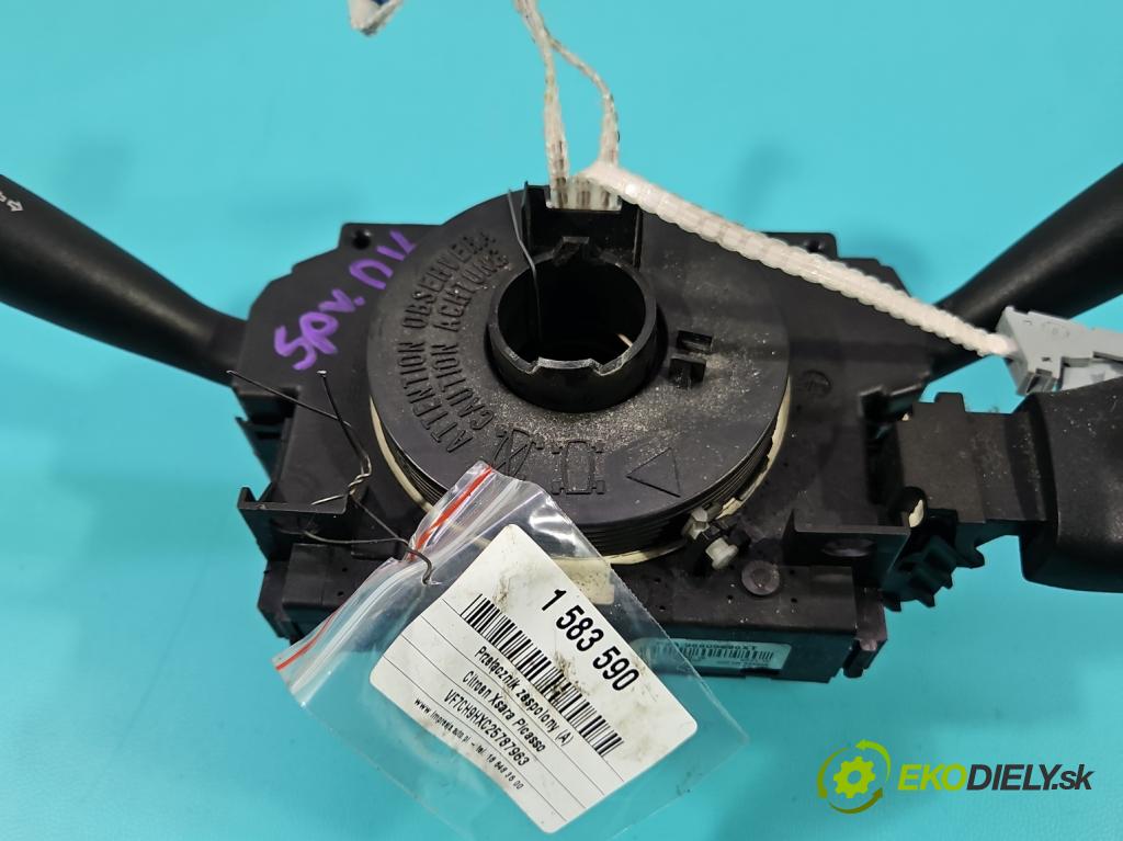 Citroen Xsara Picasso 1.6 hdi 90 HP manual 66 kW 1560 cm3 5- prepínač komplex: 96605636XT (Prepínacie páčky pod volantom)