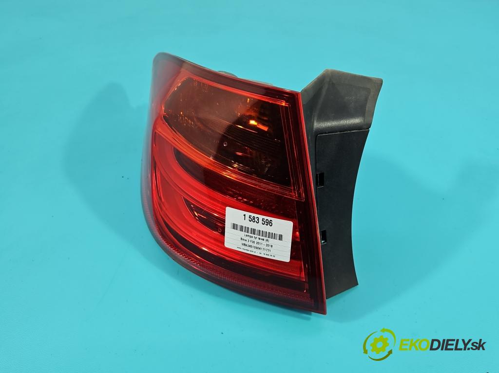 Bmw 3 F30 2011-2018 2.0d 184hp automatic 135 kW 1995 cm3 5- svetlo / reflektor zadné ľavé blatník