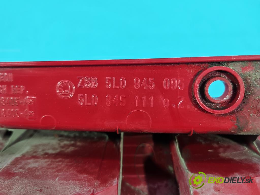 Skoda Yeti 2009-2017 2.0d 170 HP manual 125 kW 1968 cm3 5- svetlo / reflektor zadné ľavé 5L0945095 (Kľučka dverí ostatné)