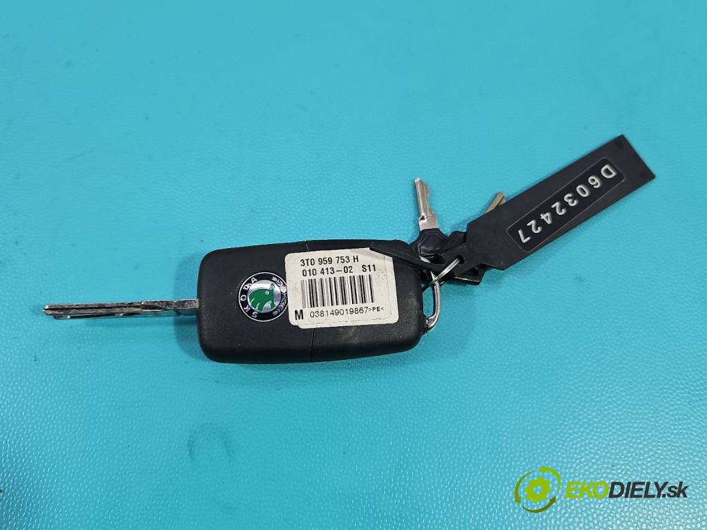 Skoda Yeti 2009-2017 2.0d 170 hp manual 125 kW 1968 cm3 5- spínací skříňka 5K0905865 (Spínací skříňka)