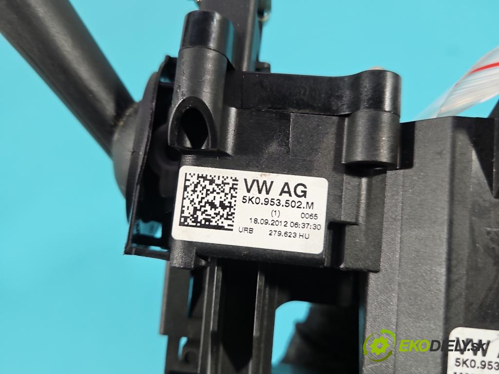 Skoda Yeti 2009-2017 2.0d 170 HP manual 125 kW 1968 cm3 5- prepínač komplex: 5K0953502M (Prepínacie páčky pod volantom)