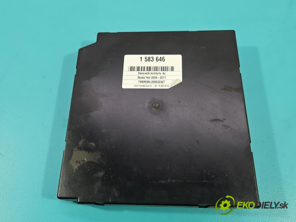Skoda Yeti 2009-2017 2.0d 170 HP manual 125 kW 1968 cm3 5- riadiaca jednotka komfortu 1K0937086R
