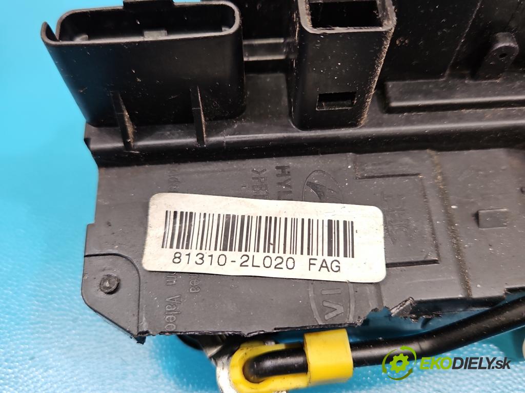 Hyundai I20 I 2008-2014 1.2 16V 78 HP manual 57.2 kW 1248 cm3 5- zámok predné ľavý 81310-2L020
