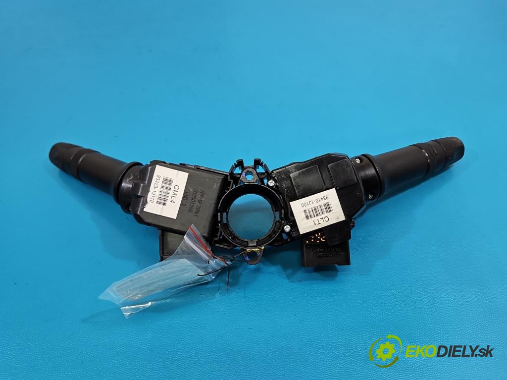 Hyundai I20 I 2008-2014 1.2 16V 78 HP manual 57.2 kW 1248 cm3 5- prepínač komplex: 93420-1J110 (Prepínacie páčky pod volantom)