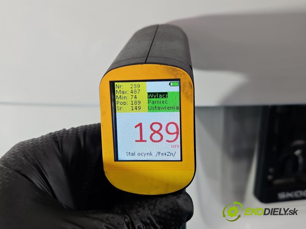 Skoda Yeti 2009-2017 2.0d 170 HP manual 125 kW 1968 cm3 5- zadna kufor  (Kapota zadná (kufor))