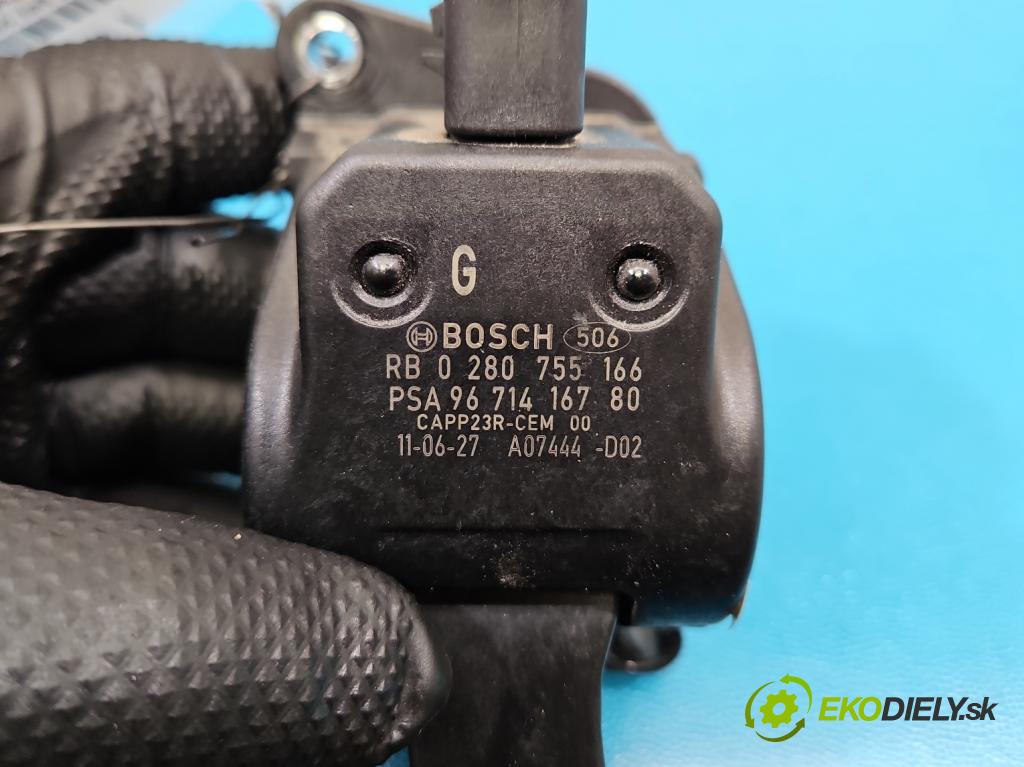 Peugeot Partner II 2008-2018 1.6 hdi 90 HP manual 66.2 kW 1560 cm3 3- pedal plyn potenciometr: 0280755166