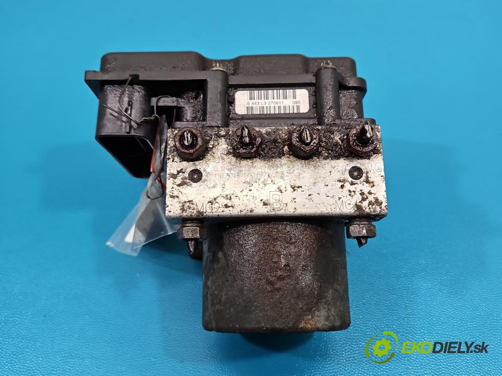 Peugeot Partner II 2008-2018 1.6 hdi 90 HP manual 66.2 kW 1560 cm3 3- čerpadlo abs 0265800968 (Pumpa ABS)
