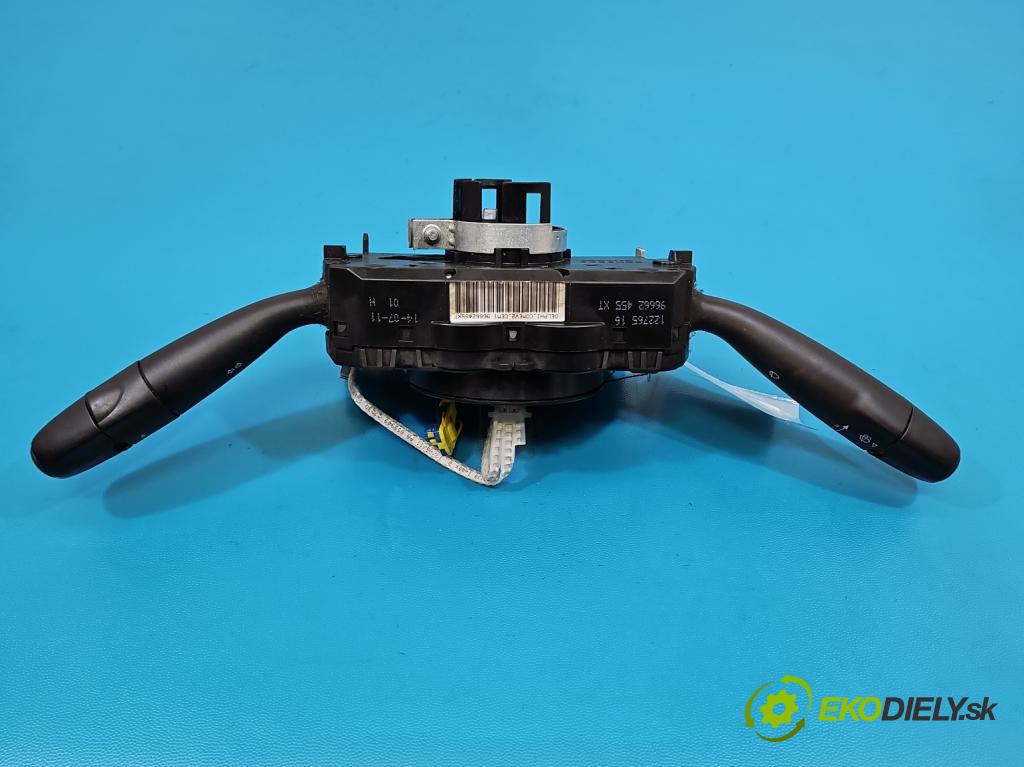 Peugeot Partner II 2008-2018 1.6 hdi 90 HP manual 66.2 kW 1560 cm3 3- prepínač komplex: 96662455XT (Prepínacie páčky pod volantom)