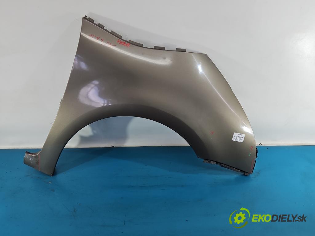 Citroen C4 Grand picasso I 2006-2013 1.8 16V EW7AF 125 HP manual 92 kW 1749 cm3 5- blatník predné pravý 9652990780 (Kľučka dverí ostatné)