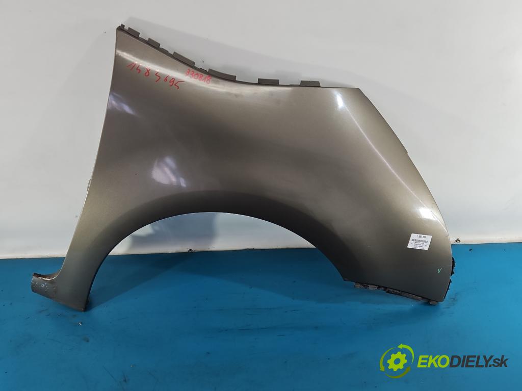 Citroen C4 Grand picasso I 2006-2013 1.8 16V EW7AF 125 HP manual 92 kW 1749 cm3 5- blatník predné pravý 9652990780 (Kľučka dverí ostatné)