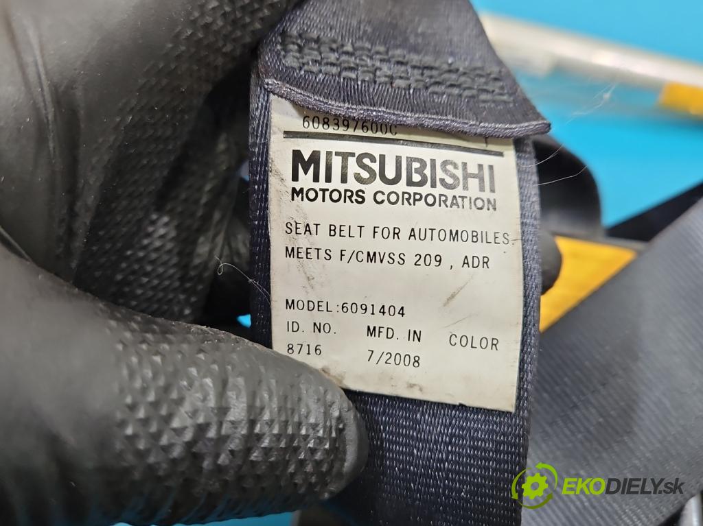 Mitsubishi Outlander II 2006-2013 2.0 DI-D 140 HP manual 103 kW 1968 cm3 5- pas bezpečnosť: predné ľavý