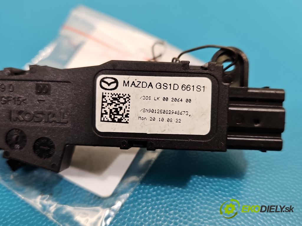 Mazda 6 II GH 2007-2012 2.2 citd 125 hp manual 92 kW 2184 cm3 5- snímač úhlu otáčet se: GS1D661S1