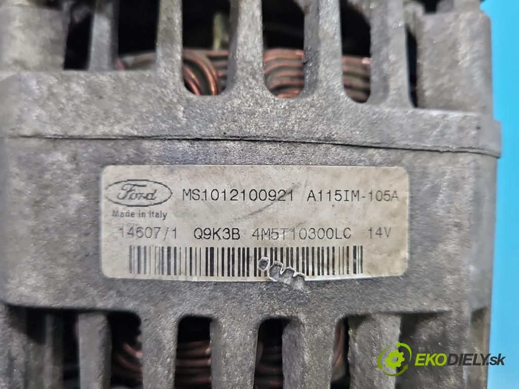 Ford Focus Mk2 2004-2011 1.8 tdci 116 HP manual 85 kW 1753 cm3 5- Alternator 4M5T10300LC (Alternátor)