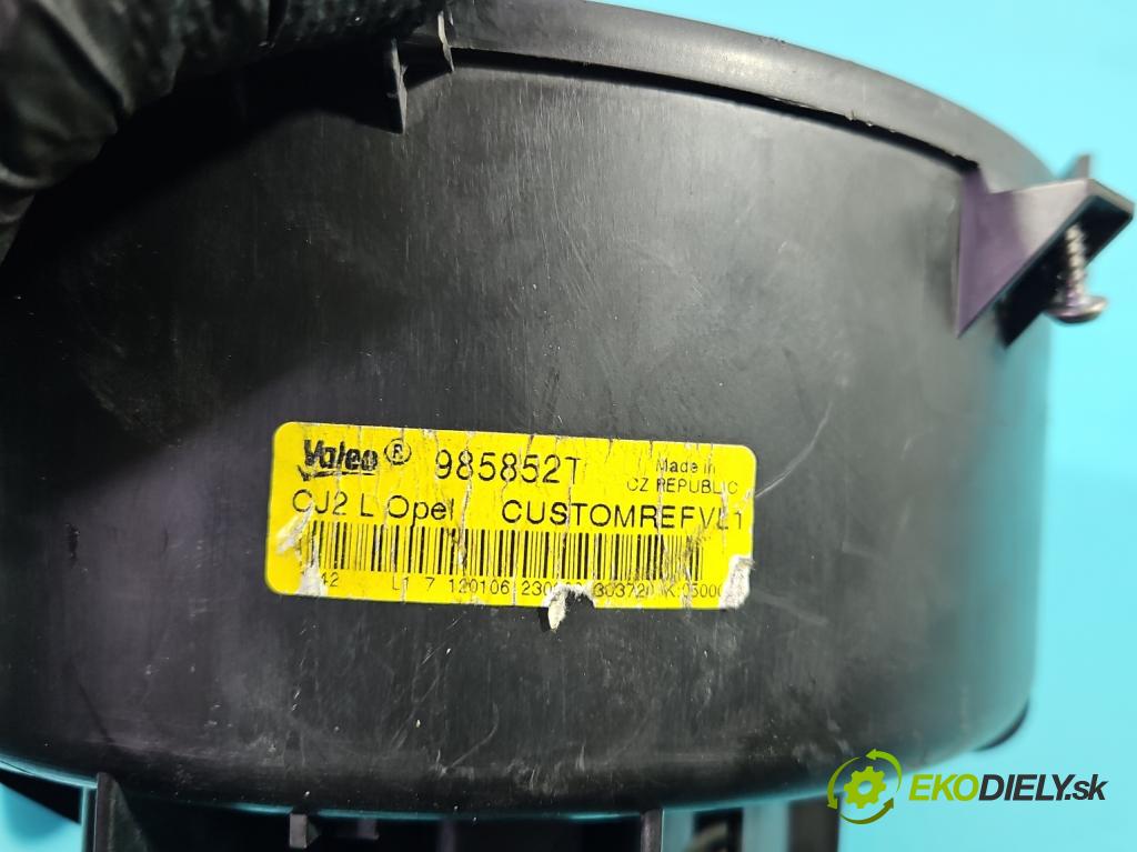 Opel Signum 2.2 16V 155 HP manual 114 kW 2198 cm3 5- ventilátor vzduchu 985852T