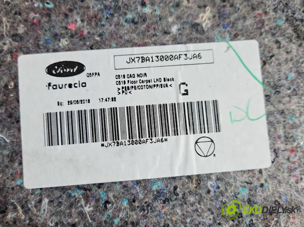 Ford Focus Mk4 2018- 1.0 ecoboost 125 HP manual 92 kW 999 cm3 5- koberec do auta ostatné JX7BA13000AF3JA6