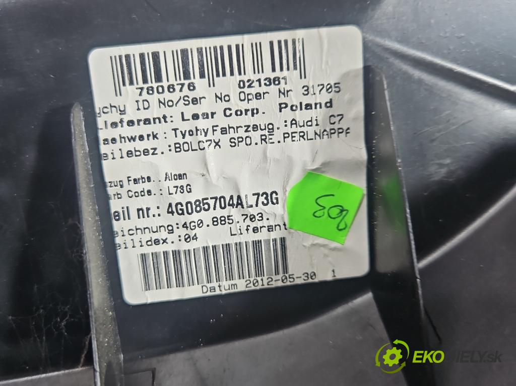 Audi A6 C7 2011-2018 2.0 tdi 177 hp automatic 130 kW 1968 cm3 5- sedačke: komplet
