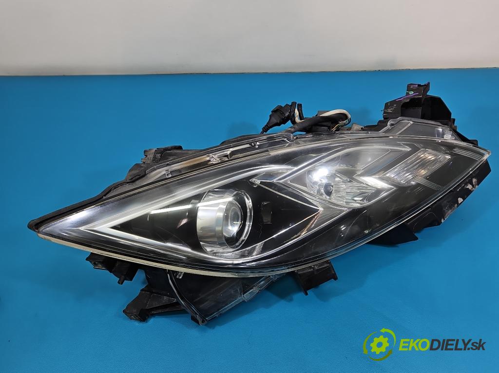 Mazda 6 II GH 2007-2012 2.2 citd 125 hp manual 92 kW 2184 cm3 5- světlo pravý  (Pravé přední světlo)