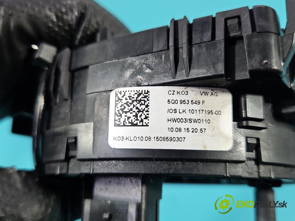 Seat Leon III 2012-2020 2.0 tdi 150 HP manual 110 kW 1968 cm3 5- Páska: airbag 5Q0953549F (Airbag)