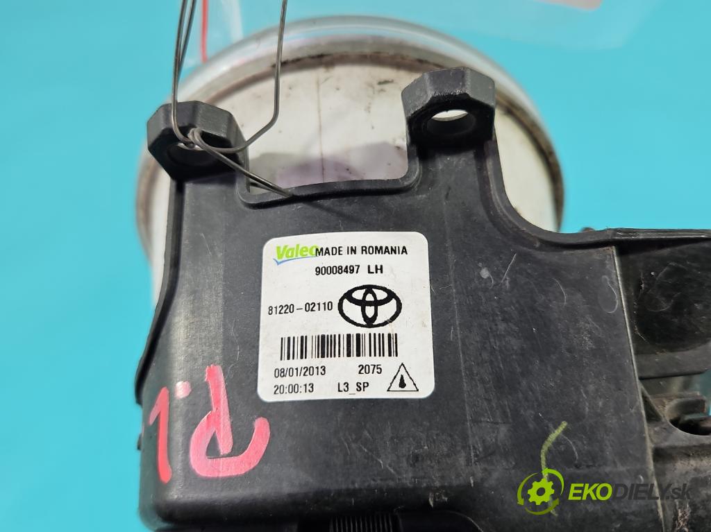 Toyota Verso 2009-2018 2.0 D4D 125 HP manual 92 kW 1998 cm3 5- Halogen ľavý 90008497 (Kľučka dverí ostatné)