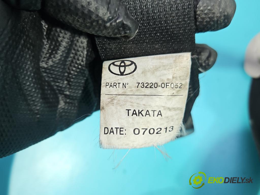 Toyota Verso 2009-2018 2.0 D4D 125 HP manual 92 kW 1998 cm3 5- pas bezpečnosť: predné ľavý 73220-0F052