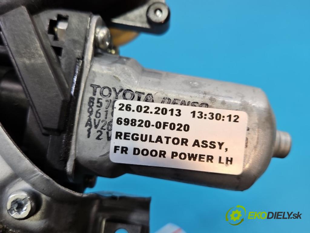 Toyota Verso 2009-2018 2.0 D4D 125 hp manual 92 kW 1998 cm3 5- mechanismus stahování přední levý 69820-0F020